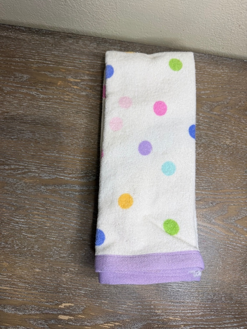 2pk Easter Polka Dot Hand Towel Set